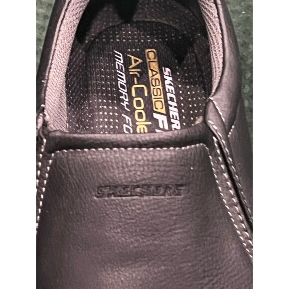 Skechers loafers shoes 13‎ men classic fit air cold memory foam main image 7
